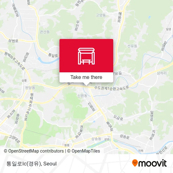 통일로Ic(경유) map