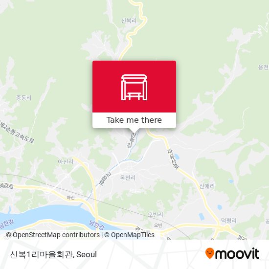 신복1리마을회관 map