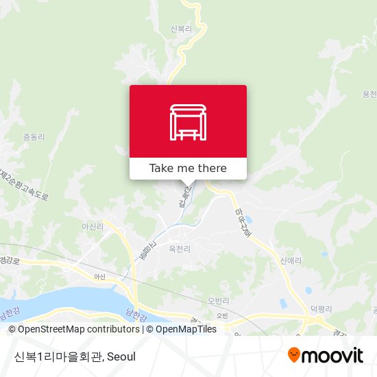 신복1리마을회관 map