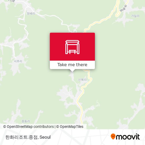 한화리조트.종점 map