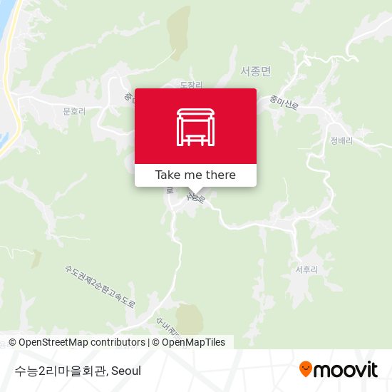수능2리마을회관 map