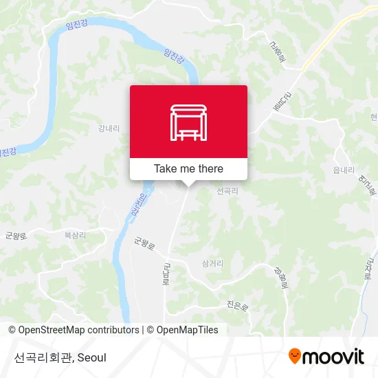 선곡리회관 map