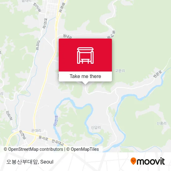 오봉산부대앞 map