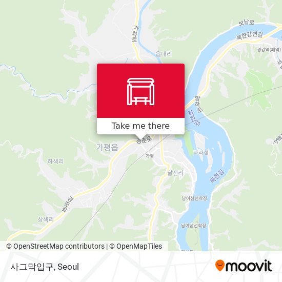 사그막입구 map