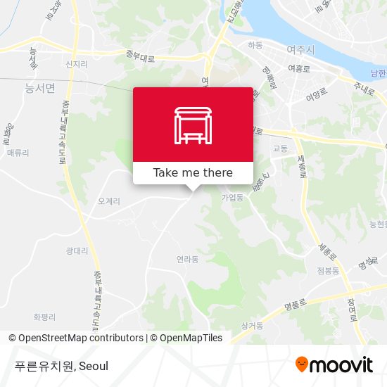 푸른유치원 map