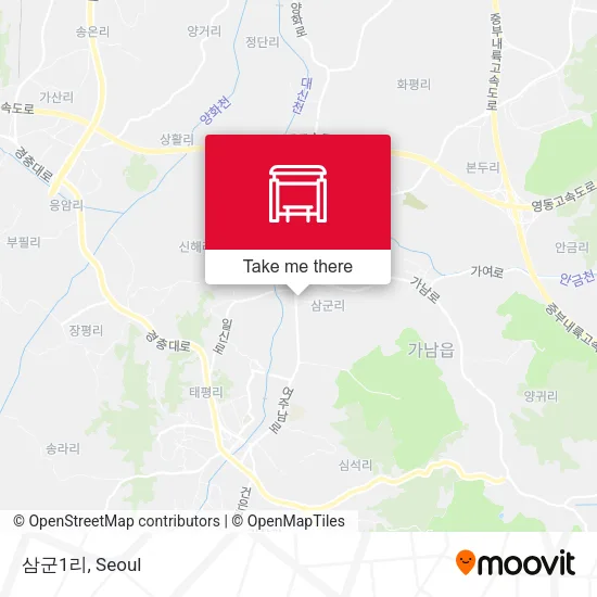 삼군1리 map