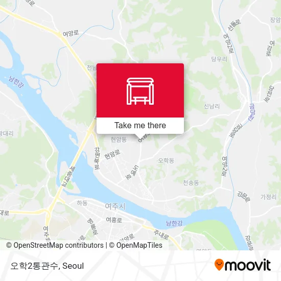 오학2통관수 map