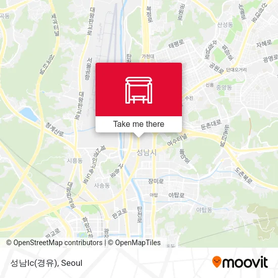 성남Ic(경유) map