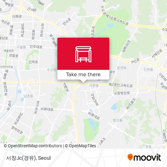 서창Jc(경유) map