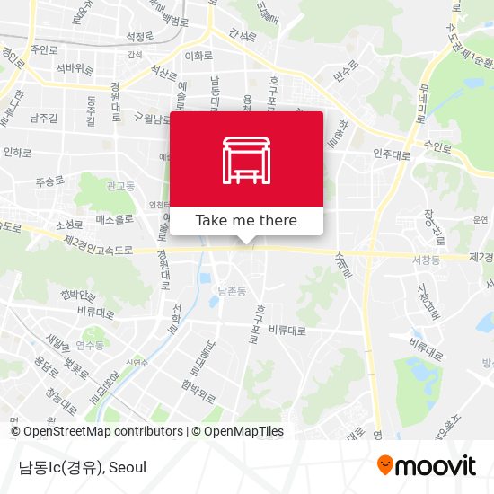 남동Ic(경유) map