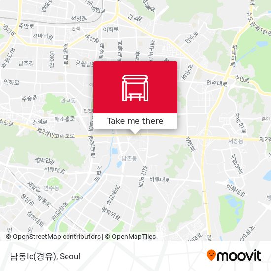 남동Ic(경유) map