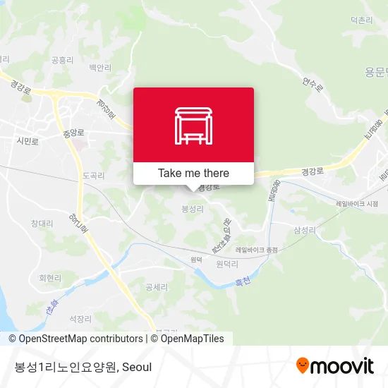 봉성1리노인요양원 map