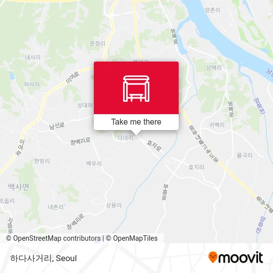 하다사거리 map