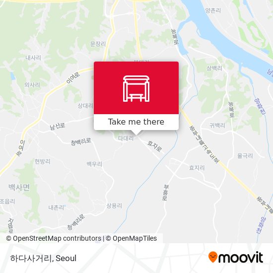 하다사거리 map