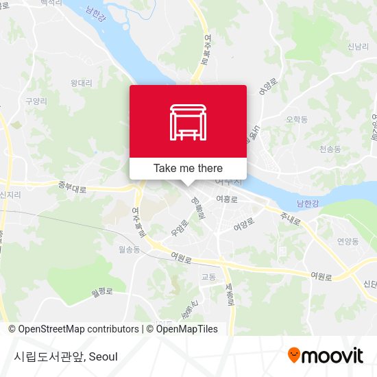 시립도서관앞 map