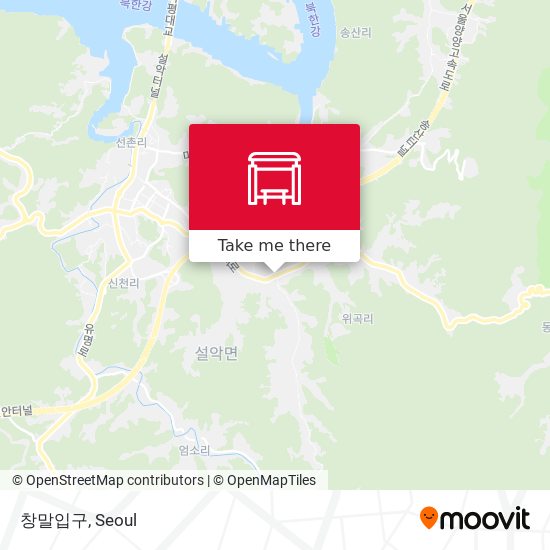 창말입구 map