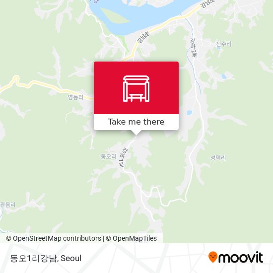 동오1리강남 map