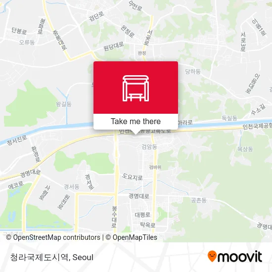청라국제도시역 map