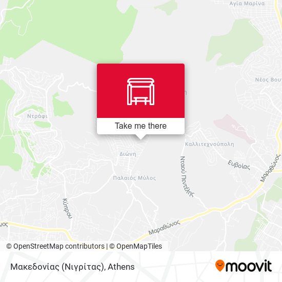 Μακεδονίας (Νιγρίτας) map
