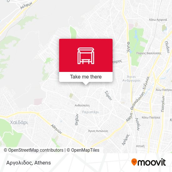 Αργολιδος map