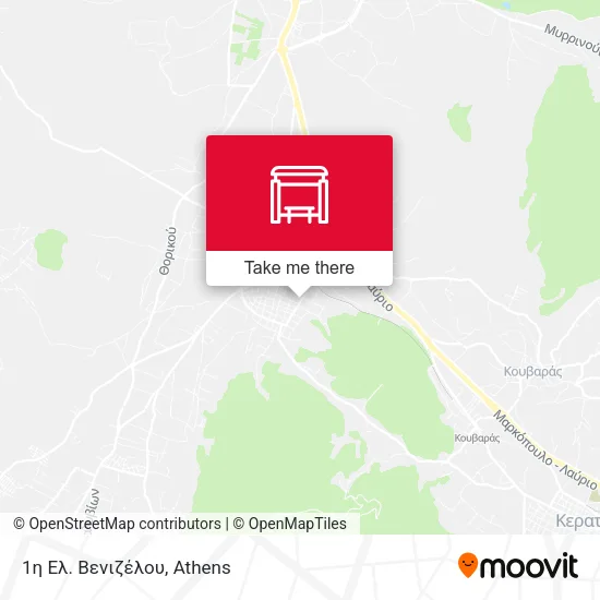 1η Ελ. Βενιζέλου map