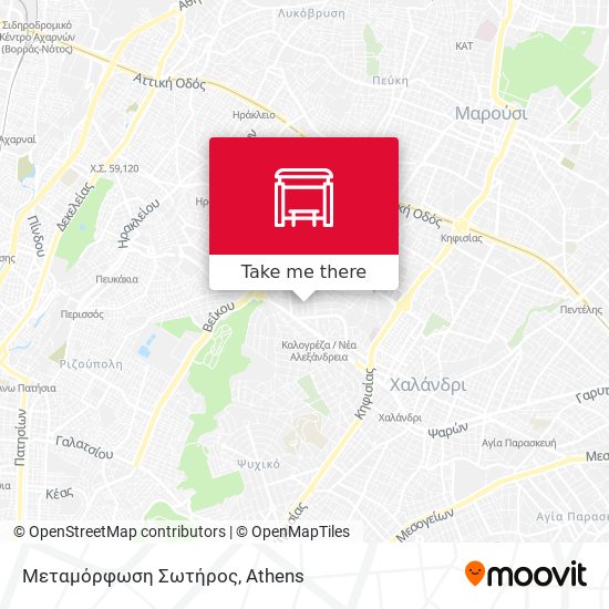Μεταμόρφωση Σωτήρος map