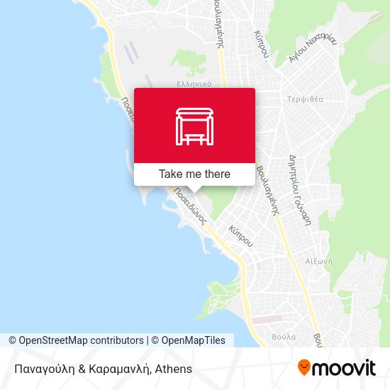 Παναγούλη & Καραμανλή map