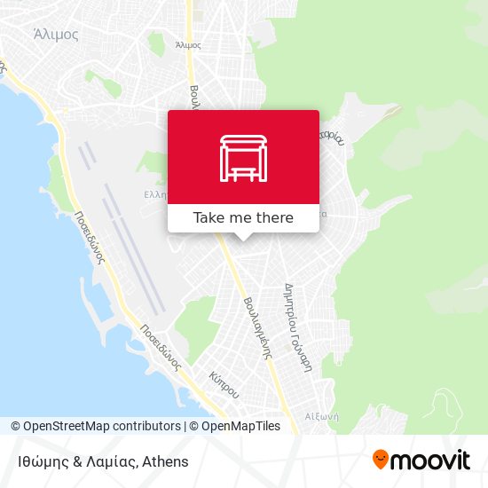 Ιθώμης & Λαμίας map