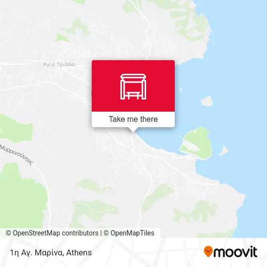 1η Αγ. Μαρίνα map