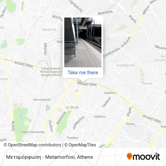 Μεταμόρφωση - Metamorfosi map