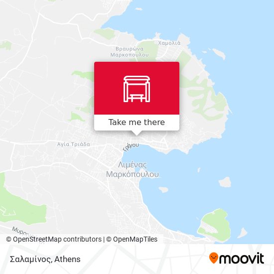 Σαλαμίνος map