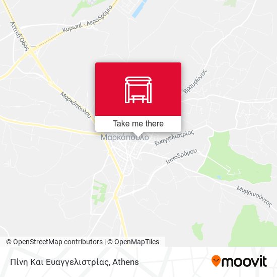 Πίνη Και Ευαγγελιστρίας map