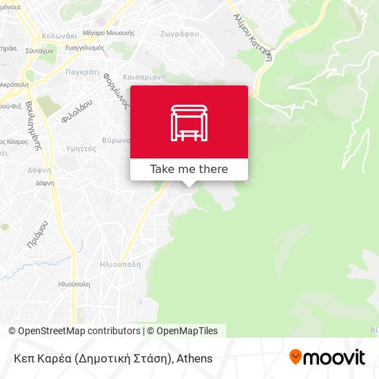 Κεπ Καρέα (Δημοτική Στάση) map
