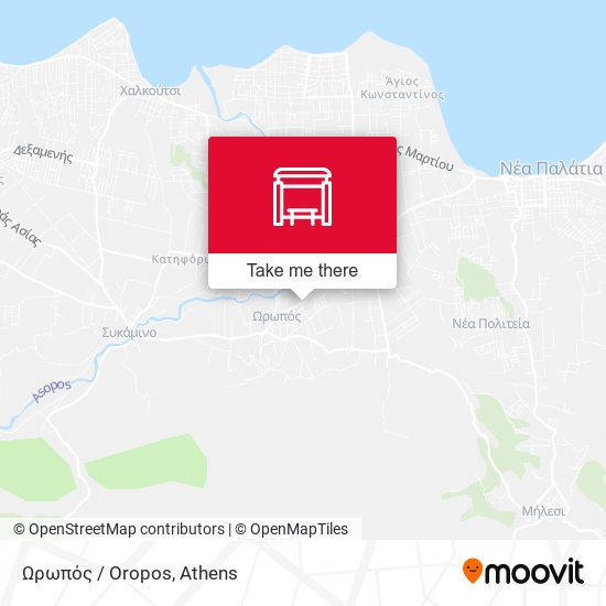 Ωρωπός / Oropos map