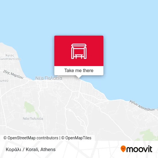 Κοράλι / Korali map