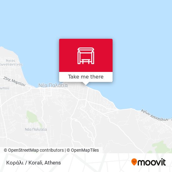 Κοράλι / Korali map