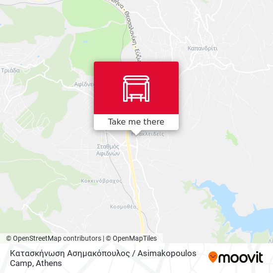 Κατασκήνωση Ασημακόπουλος / Asimakopoulos Camp map