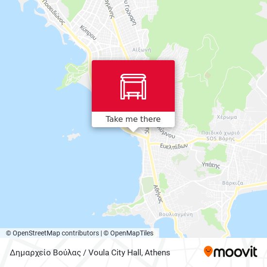 Δημαρχείο Βούλας / Voula City Hall map