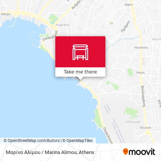 Μαρίνα Αλίμου / Marina Alimou map