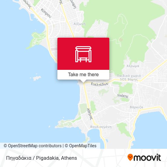 Πηγαδάκια / Pigadakia map