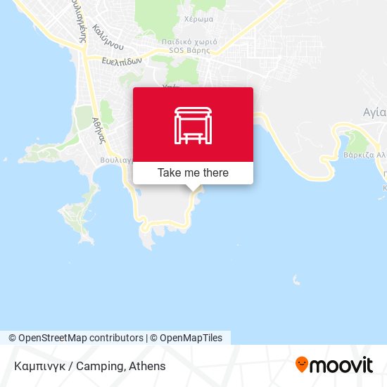 Καμπινγκ / Camping map
