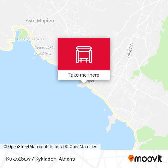 Κυκλάδων / Kykladon map