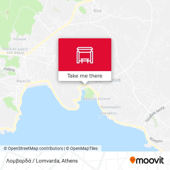 Λομβαρδά / Lomvarda map