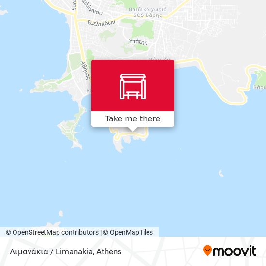 Λιμανάκια / Limanakia map