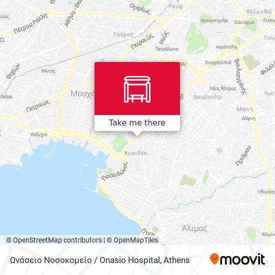 Ωνάσειο Νοσοκομείο / Onasio Hospital map