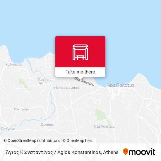Άγιος Κωνσταντίνος / Agios Konstantinos map