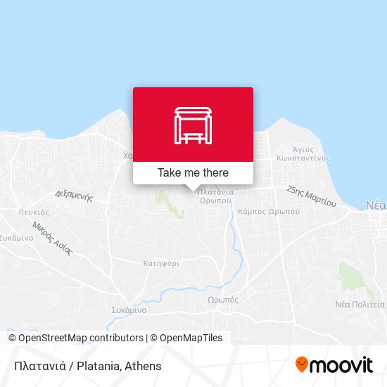 Πλατανιά / Platania map