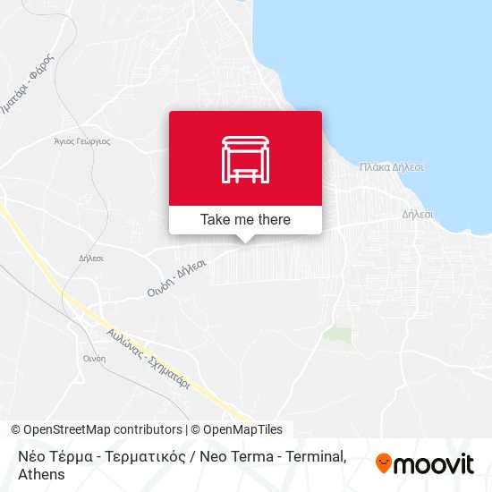 Νέο Τέρμα - Τερματικός / Neo Terma - Terminal map