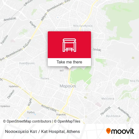 Νοσοκομείο Κατ / Kat Hospital map