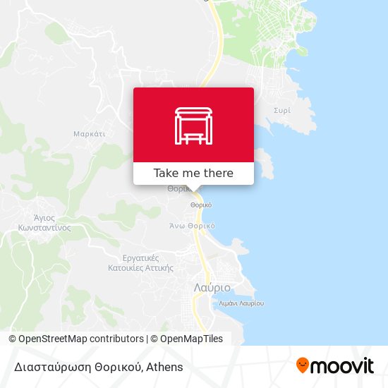 Διασταύρωση Θορικού map